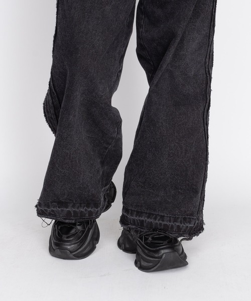 SVEC（シュベック）の「ボリュームソール ダットスニーカー（スニーカー・メンズ・ブラック/グレー・40/42/44）」の15枚目の写真