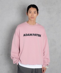 ADAMPATEK/logo crew neck/ロゴクルーネックスウェット(AP2424009)