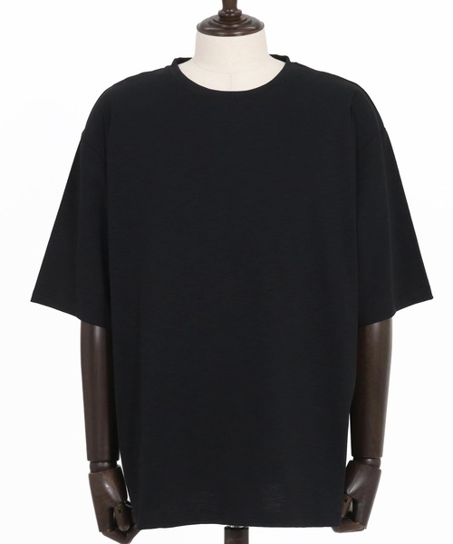 CAMBIO(カンビオ)の「mt9417- スラブTシャツ(Tシャツ/カットソー・メンズ・ホワイト/チャコール/ブラック/ライトベージュ・S/M/L)」の21枚目の写真