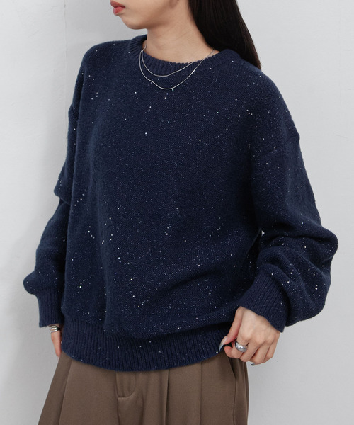 Chillfar（チルファー）の「デイリーカラフルスパンコールラメニット