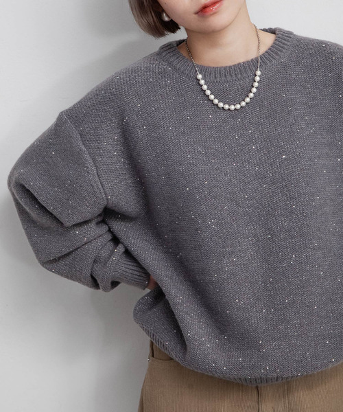 Chillfar（チルファー）の「デイリーカラフルスパンコールラメニット