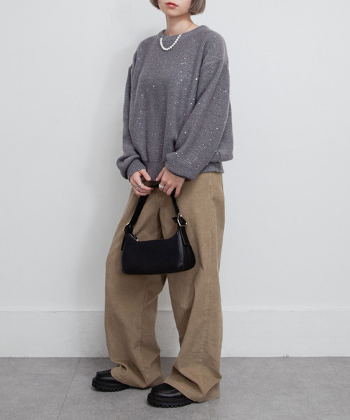 Chillfar（チルファー）の「デイリーカラフルスパンコールラメニット