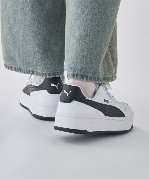 PUMA(プーマ)の「【PUMA】コート ラリー スカイ(スニーカー・レディース・ホワイト系1/ホワイト系その他2・24.5cm/24cm/23.5cm/23cm)」の6枚目の写真