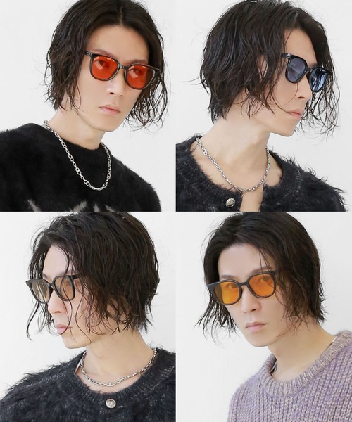 minsobi（ミンソビ）の「超軽量 サングラス UVカット ユニセックス（サングラス・メンズ・ブルー/レッド/ブラウン/オレンジ・FREE）」の6枚目の写真