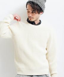 green label relaxing | MERCE/W LOW/G AZE C/N 5G ニット(ニット/セーター)