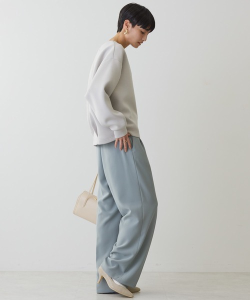 AMERICAN HOLIC（アメリカンホリック）の「美・美・美Wクロスストレッチスラックスパンツ（スラックス・レディース・グレー/ライトピンク/ブラック/ベージュ・XL/L/S/M）」の17枚目の写真