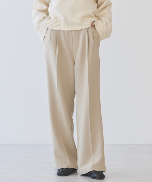 セール】美・美・美Wクロスストレッチスラックスパンツ（スラックス