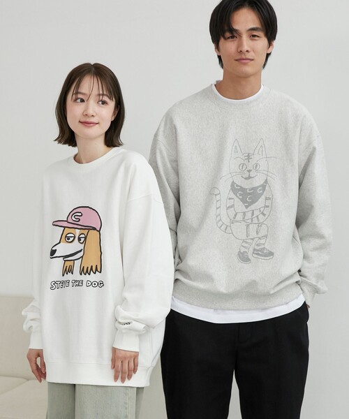 セール】YUJIRO KOYAMA（小山ゆうじろう）コラボ裏毛クルーネック