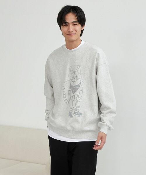 セール】YUJIRO KOYAMA（小山ゆうじろう）コラボ裏毛クルーネック