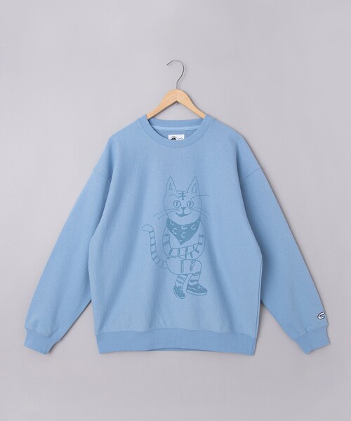 coen(コーエン)の「YUJIRO KOYAMA(小山ゆうじろう)コラボ裏毛クルーネックスウェット(スウェット・メンズ・ベージュ/ホワイト/グレー/ブラック/ライトピンク/ライトブルー・M/L/XL)」の14枚目の写真