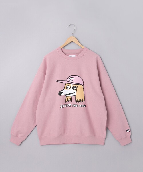 coen(コーエン)の「YUJIRO KOYAMA(小山ゆうじろう)コラボ裏毛クルーネックスウェット(スウェット・メンズ・ベージュ/ホワイト/グレー/ブラック/ライトピンク/ライトブルー・M/L/XL)」の13枚目の写真