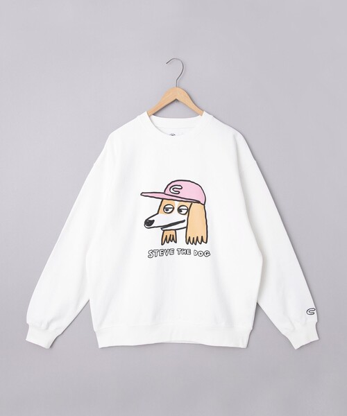 coen(コーエン)の「YUJIRO KOYAMA(小山ゆうじろう)コラボ裏毛クルーネックスウェット(スウェット・メンズ・ベージュ/ホワイト/グレー/ブラック/ライトピンク/ライトブルー・M/L/XL)」の9枚目の写真