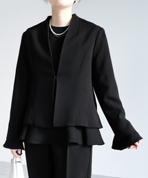 reca | ノーカラーフレアラインジャケット(スーツジャケット)