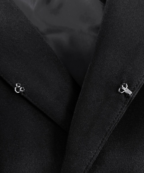 reca（レカ）の「ノーカラーフレアラインジャケット（スーツジャケット・レディース・ベージュ/ブラック・M）」の17枚目の写真