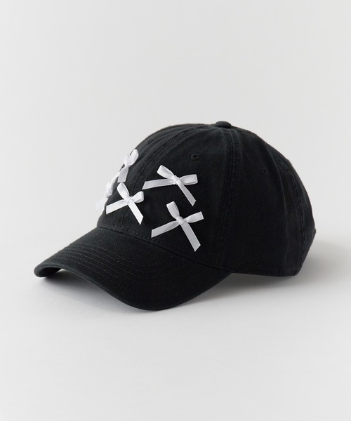 ROOPTOKYO（ループトウキョウ）の「Front Ribbon Cap 6 Panel Cap / フロント リボン キャップ 6パネルキャップ（キャップ・レディース・ホワイト/ブラウン/レッド/ダークグリーン/ブルー/ブラック/カーキ・FREE）」の13枚目の写真