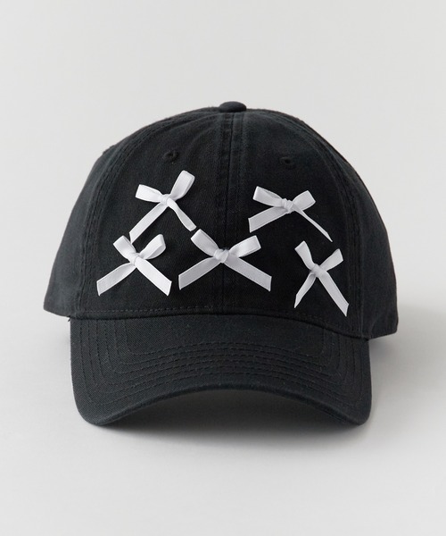 ROOPTOKYO（ループトウキョウ）の「Front Ribbon Cap 6 Panel Cap / フロント リボン キャップ 6パネルキャップ（キャップ・レディース・ホワイト/ブラウン/レッド/ダークグリーン/ブルー/ブラック/カーキ・FREE）」の12枚目の写真
