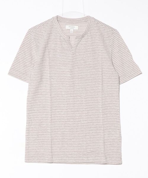 BANANA REPUBLIC FACTORY STORE(バナナリパブリック ファクトリーストア)の「BANANA REPUBLIC FACTORY STORE リネンブレンドTシャツ(Tシャツ/カットソー・メンズ・ブルー/ホワイト/ベージュ/ネイビー/ベージュ系その他・S/M/L/XL)」の9枚目の写真