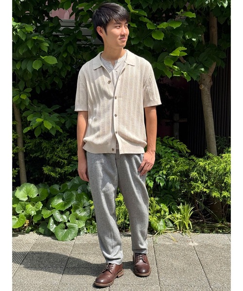 BANANA REPUBLIC FACTORY STORE(バナナリパブリック ファクトリーストア)の「BANANA REPUBLIC FACTORY STORE リネンブレンドTシャツ(Tシャツ/カットソー・メンズ・ブルー/ホワイト/ベージュ/ネイビー/ベージュ系その他・S/M/L/XL)」の11枚目の写真