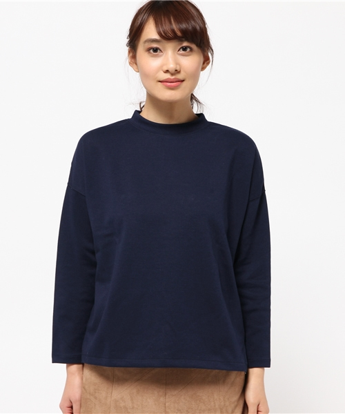 SEVENDAYS=SUNDAY（セブンデイズサンデイ）の「ダンボール　プルオーバー（Tシャツ/カットソー・レディース・ネイビー/杢グレー/オフホワイト・MEDIUM/LARGE）」の4枚目の写真