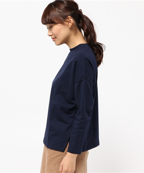 SEVENDAYS=SUNDAY（セブンデイズサンデイ）の「ダンボール　プルオーバー（Tシャツ/カットソー・レディース・ネイビー/杢グレー/オフホワイト・MEDIUM/LARGE）」の5枚目の写真