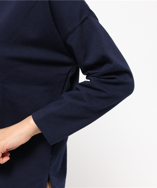 SEVENDAYS=SUNDAY（セブンデイズサンデイ）の「ダンボール　プルオーバー（Tシャツ/カットソー・レディース・ネイビー/杢グレー/オフホワイト・MEDIUM/LARGE）」の8枚目の写真