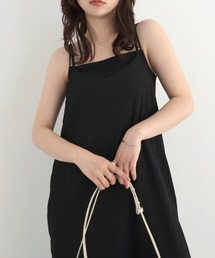 Freesia by andme（フリージアバイアンドミー）の「バックオープンリボンロングキャミワンピース（ワンピース）」