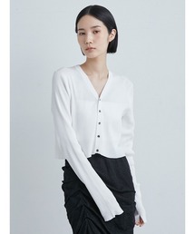 MIESROHE | オーガニックリブニットカーディガン(カーディガン/ボレロ)