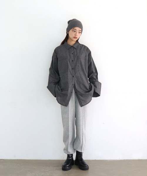 VIP価格☆【TOTEME】ラムスキンオーバーサイズシャツジャケット シャツジャケット オーバーサイズ toteme(トーテムスウェーデン