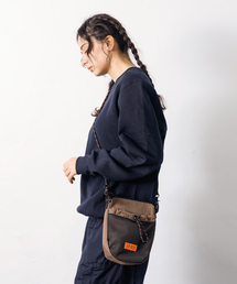 【UNIVERSALOVERALL / ユニバーサルオーバーオール】Front mesh zile mini shoulder /フロントメッシュミニショルダーバッグ/UVO-204