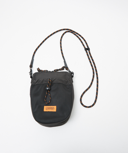 UNIVERSAL OVERALL(ユニバーサルオーバーオール)の「【UNIVERSALOVERALL / ユニバーサルオーバーオール】Front mesh zile mini shoulder /フロントメッシュミニショルダーバッグ/UVO-204(ショルダーバッグ・メンズ・ブラック/ベージュ/オレンジ/モカ・フリー)」の19枚目の写真
