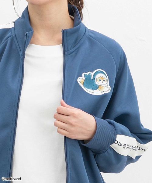 サメにゃん モフサンド Ｌ ジャージ トラックパンツ ジャケット セットアップ mofusand／トラックパンツ: ボトムス｜ハニーズ公式通販