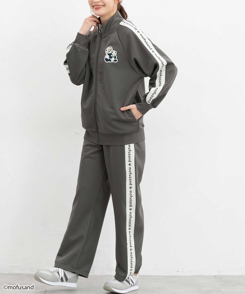 サメにゃん モフサンド Ｌ ジャージ トラックパンツ ジャケット セットアップ mofusand／トラックジャケット: トップス｜ハニーズ公式通販