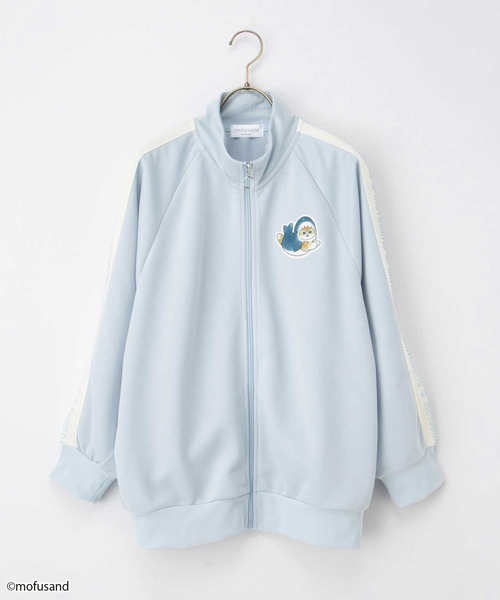 Honeys(ハニーズ)の「mofusand/トラックジャケット(ジャージ・レディース・ピンク/ネイビー/スミクロ/サックスブルー・S/LL/L/M)」の20枚目の写真