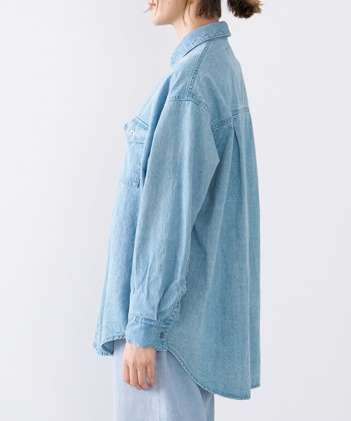 MICA&DEAL（マイカ＆ディール）の「ミリタリーシャツ（シャツ/ブラウス・レディース・サンドベージュ/グリーン/ライトブルー・FREE）」の15枚目の写真