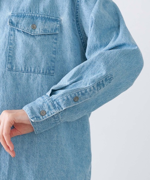 MICA&DEAL（マイカ＆ディール）の「ミリタリーシャツ（シャツ/ブラウス・レディース・サンドベージュ/グリーン/ライトブルー・FREE）」の18枚目の写真