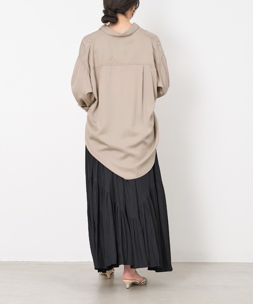 MICA&DEAL（マイカ＆ディール）の「ミリタリーシャツ（シャツ/ブラウス・レディース・サンドベージュ/グリーン/ライトブルー・FREE）」の7枚目の写真