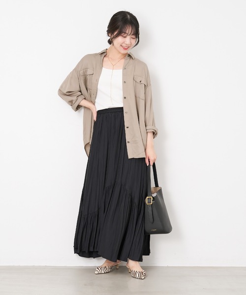 MICA&DEAL（マイカ＆ディール）の「ミリタリーシャツ（シャツ/ブラウス・レディース・サンドベージュ/グリーン/ライトブルー・FREE）」の10枚目の写真