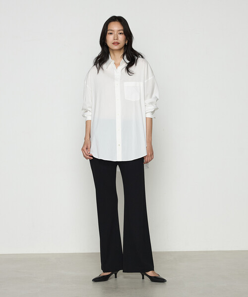 COMME CA（コムサ）の「ソフトタイプライター シャツ（シャツ/ブラウス・レディース・サックスブルー/ホワイト・FREE）」の20枚目の写真