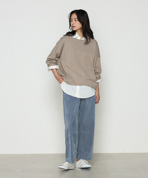 COMME CA（コムサ）の「ソフトタイプライター シャツ（シャツ/ブラウス・レディース・サックスブルー/ホワイト・FREE）」の21枚目の写真