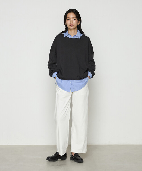 COMME CA（コムサ）の「ソフトタイプライター シャツ（シャツ/ブラウス・レディース・サックスブルー/ホワイト・FREE）」の11枚目の写真