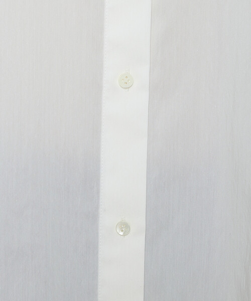 COMME CA（コムサ）の「ソフトタイプライター シャツ（シャツ/ブラウス・レディース・サックスブルー/ホワイト・FREE）」の3枚目の写真