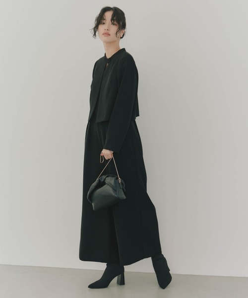 kaene（カエン）の「2wayリュバンバッグ（ショルダーバッグ・レディース・ブラック/アイボリー・FREE）」の12枚目の写真