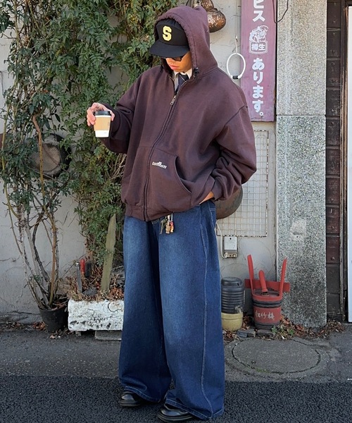 MandO(エムオー)(エムオー)の「【MandO】ウォッシュドバギーデニムパンツ/セットアップ着用可(デニムパンツ・メンズ・ブラック/インディゴブルー・LARGE/MEDIUM/SMALL)」の14枚目の写真