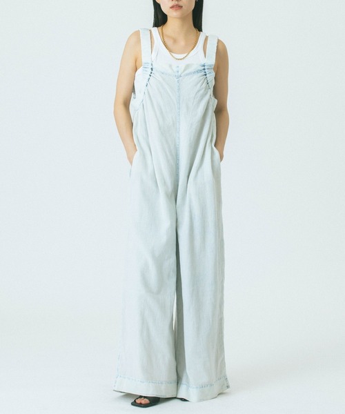 公式の店舗 SHOULDER GATHERED COMBINAISON（つなぎ/オールインワン）｜ROSE サロペット・オーバーオール・オールインワン