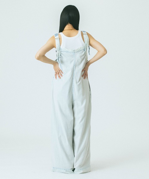 ROSE BUD（ローズバッド）の「SHOULDER GATHERED COMBINAISON（つなぎ/オールインワン・レディース・ネイビー/ブルー・M/S）」の11枚目の写真