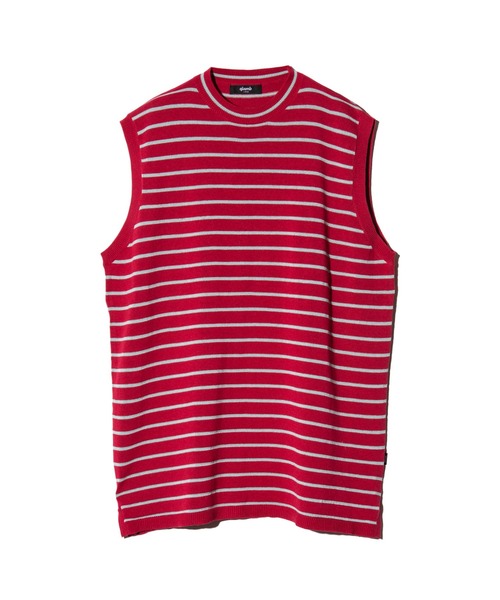 No Sleeves Border Knit / ノースリーブボーダーニット（ニット