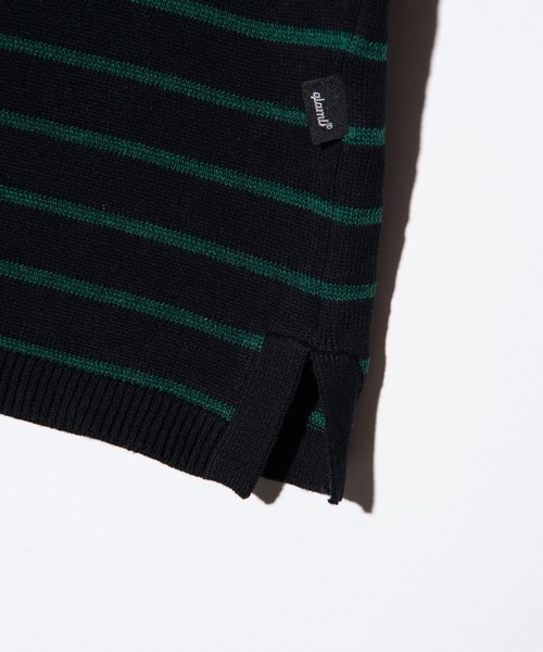 No Sleeves Border Knit / ノースリーブボーダーニット（ニット