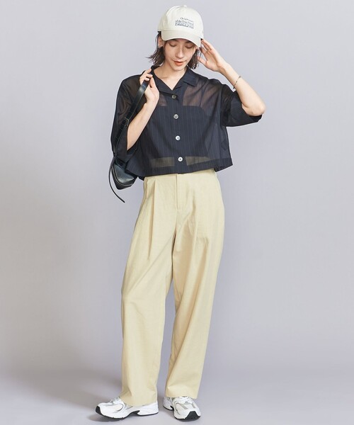NEW ERA(ニューエラ)の「【別注】<NEW ERA>ナイロン メッセージ キャップ(キャップ・レディース・ライトグレー/ダークグレー・FREE)」の5枚目の写真