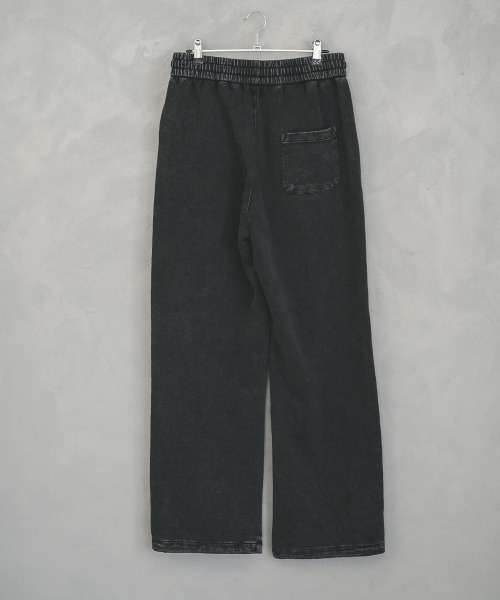 Shoowtime(ショウタイム)の「Pigment dye straight damage sweatpants / ピグメントダイストレートダメージスウェットパンツ(スウェットパンツ・メンズ・ブラック系・X-LARGE/MEDIUM)」の9枚目の写真