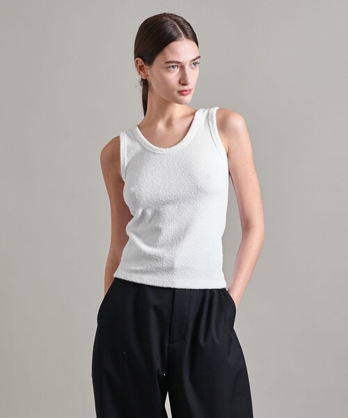 tシャツ 「LOEFF」パイル タンクトップ レディース セール】＜LOEFF＞パイル タンクトップ（Tシャツ/カットソー